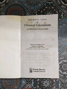 Modern Approach To Chemical CalculationRC MUKHERJE