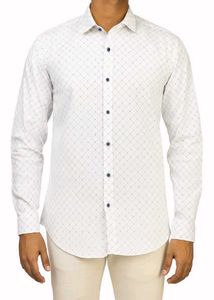 Patterned Button-Down Shirt