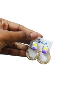 AD ROUND SHAPE EARRINGS