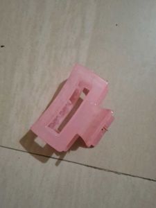 Pink Hair Claw Clip
