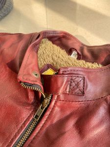 Burgundy Leather Jacket