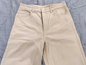 H&amp;M Women Wide Twill Trousers