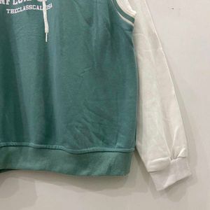 UNFLUID Green &amp; White Hoodie