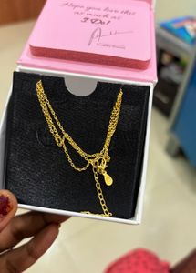 GIVA 925 silver Gold plated Chain