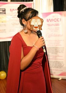 Elegant Maroon Extended Cape Sleeve Maxi Dress