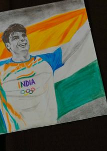 Neeraj Chopra Art