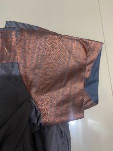 Grey Zari Blouse For Sale