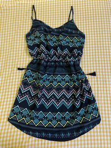 Atmosphere Patterned Mini Dress Size S