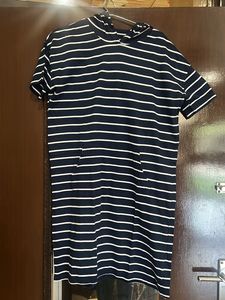 Striped Hoodie Dress