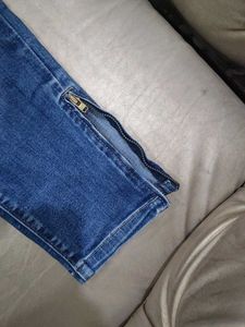 Distressed Denim Jeans