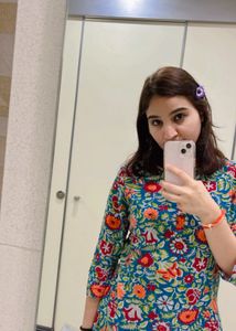 Multicolour Flower Print Kurti