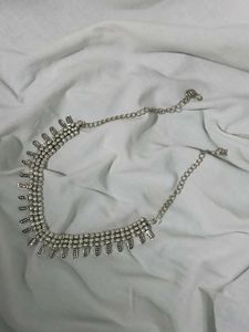 Vintage Silver Tone Statement Necklace