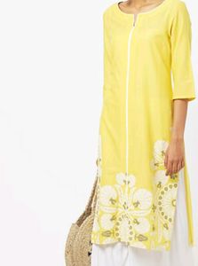 Aurelia Yellow Kurti