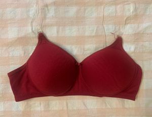 Comfy Red Bra