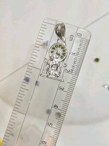 &#34;Pure Silver Hanuman Ji Pendant | Spiritual Locket