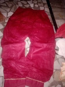 Dark Red Afghani Salwar
