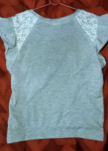 Casual Light Grey Top