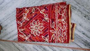 Elegant Red Saree