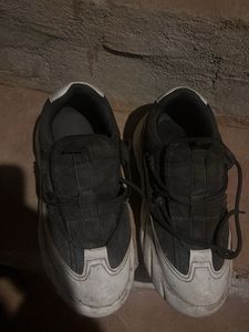 Stylish Black & White Sneakers