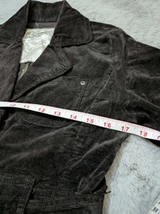Velvet Belted Jacket