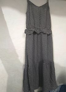 Black A-line Sleeveless Dress
