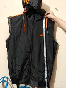 Adidas Black & Orange Hoodie