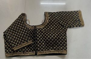 Black Embroidery Blouse