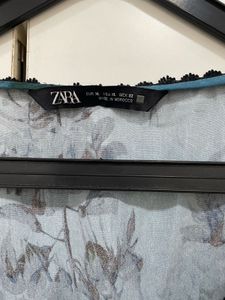 ✨ Moody Floral Elegance – Zara Statement Blouse ✨