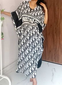 ClAssy "CHRISTIAN DIOR" Prints KAFTAN