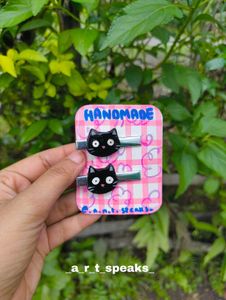 Handmade Clay Hair Clips