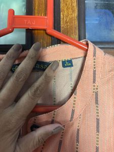 Peach Casual Kurta