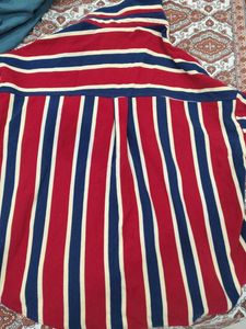 Striped Button-Down Shirt