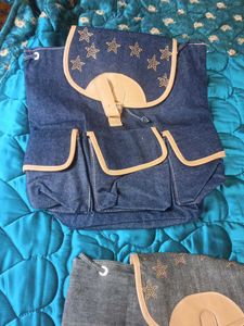 Denim Backpack