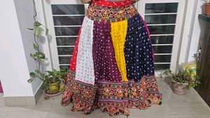 Multicolor Garba Lehenga