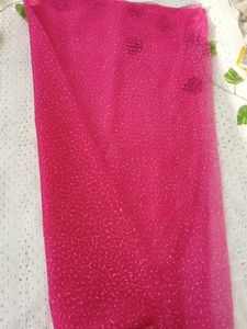 Sparkling Pink Net Fabric