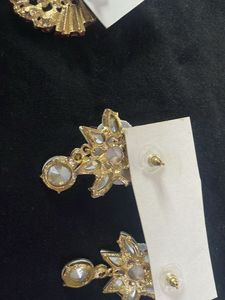 Different Color Floral Drop Earrings