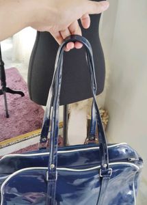 Navy Blue Gym &amp; Travel Bag