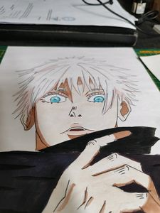 A4 Size Portrait of Gojo Satoru