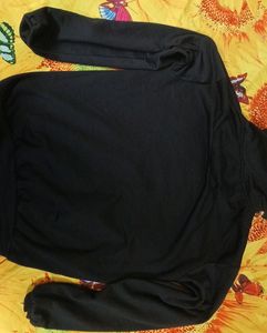 BaghadBillo Black Hoddie With BTS Print On Front Side