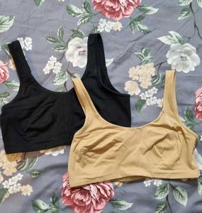 Two Non-padded Sports Bra Multicolour