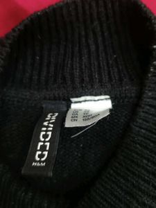 Cozy Black Knit Sweater