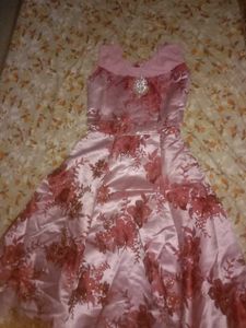 Elegant Floral Pink Gown For Women 💖💅✨