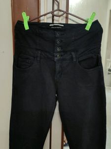 High Waist Black Jeans From Deal Brand