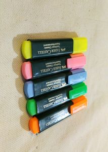 Pack Of 5 Highlighters