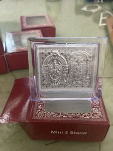 Perumal&amp;thayar Silver Showpiece