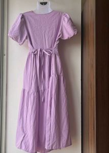 Lilac Midi Dress