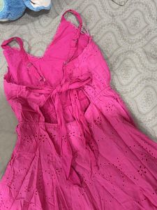 Zudio Pink flare dress