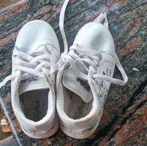 Kids' White Sneakers