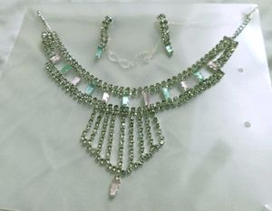 Sparkling Rhinestone Jewelry Set