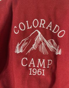 Burgundy Colorado Varsity Jacket